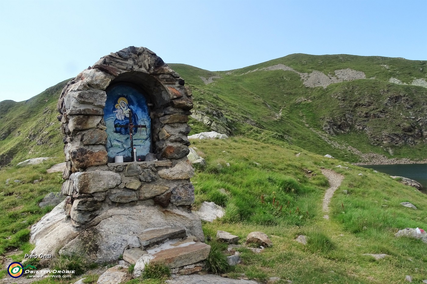 78 Sceso al Lago Moro proseguo sul 204A in direzione del Passo mdi Val Cervia.JPG